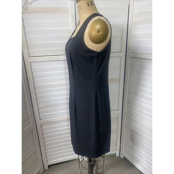 Vintage 80s Dawn Joy Fashions 2 Pc Pencil Dress Jacket Suit Set Gray Size 14 - Picture 8 of 8